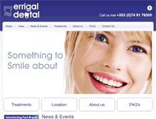 Tablet Screenshot of errigaldental.com